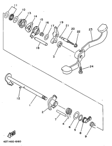 T105E Вал переключения