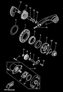 CW50RS Стартер