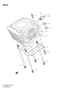 GZ125 Цилиндр