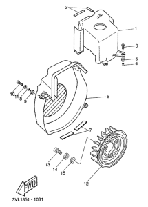CW50 Кожух вентилятора