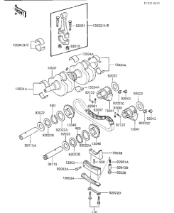 KZ250 Crankshaft / balancer
