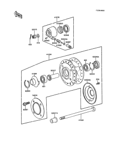 Z305 Переднее колесо