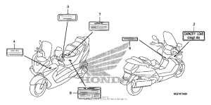 FSC600 (ABS) Лейбл предостережения