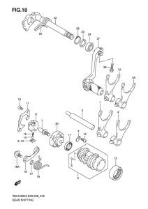 RM-Z450 Переключение передач