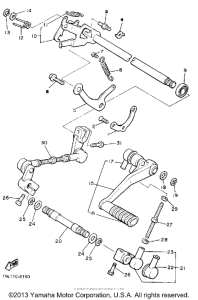 XVZ13DSC Вал переключения