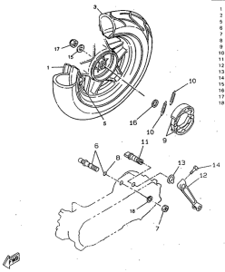 CW50RS Переднее колесо