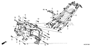 CB500X (ABS) Рама