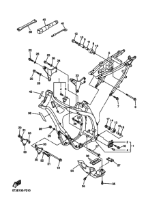 WR450F WR450FX Frame comp