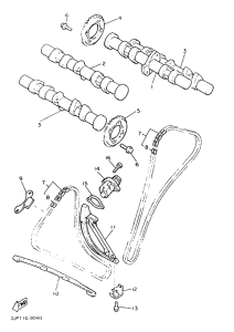 V-MAX12HC Camshaft. chain