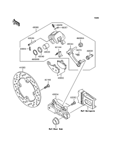 ZR1000 Задний тормоз
