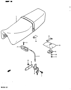 RG125 Пружина