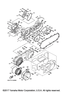 XC155 Картер двигателя