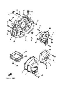 TZR250SP ｸﾗﾝｸｹｰｽｶﾊﾞｰ 1