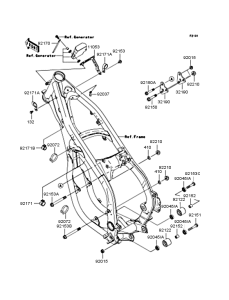  Рама ,крепежные детали