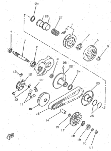CW50RSX Сцепление
