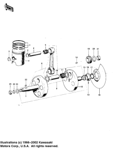  Crankshaft / piston / rotary valve