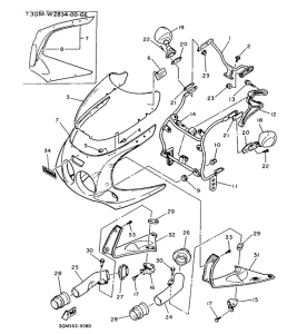 FZR10000 Обтекатель 1