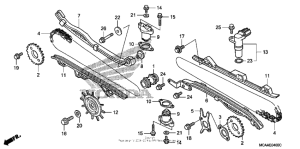 GL1800 (ABS) Cam chain + tensioner