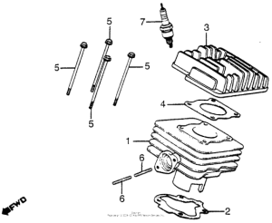 NB50 Цилиндр и головка цилиндра