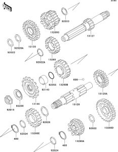 VN800 Трансмиссия