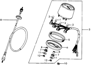 XL100 Спидометр
