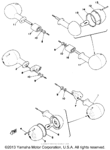 RD200C Поворотники