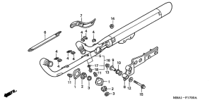 VT750C Глушитель