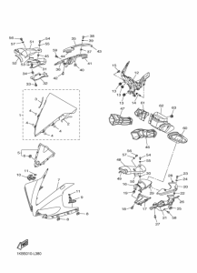 YZF-R1R ( RaceBase) Капот двигателя и топливо