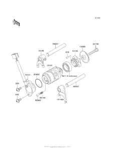 AN112 Валы и вилки переключения передач