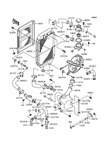 VN800 Радиатор