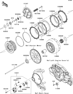 VN1700 Сцепление