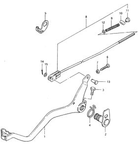 TS125 Передний суппорт