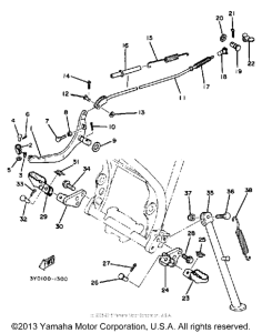 TT250J Stand - footrest