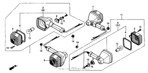 NS50 Задний фонарь