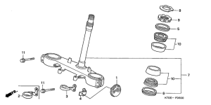 XR200R Траверса нижняя