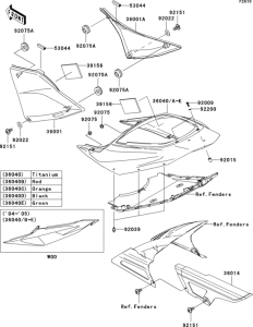 ZR1000 Боковые обтекатели