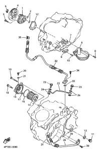 XT600E Масляный насос