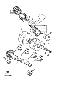 VMX12 Коленчатый вал и Поршень