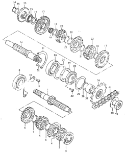 SP400 Трансмиссия