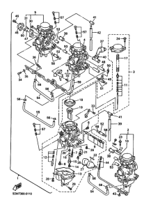 FZS600 Carburetor assy