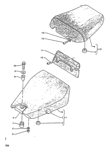 TZR125R Сиденье