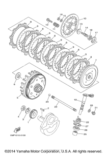 XT225RC Сцепление