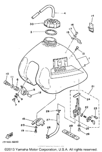 IT200S Топливный бак