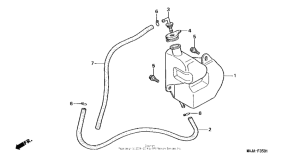 ST1100 (ABS/ TCS) Reserve tank (2)