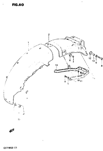 GS1100 Заднее крыло