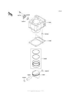  Цилиндр и поршни