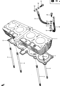 GSX750 Цилиндр