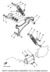 PW50K1 Задний рычаг подвески