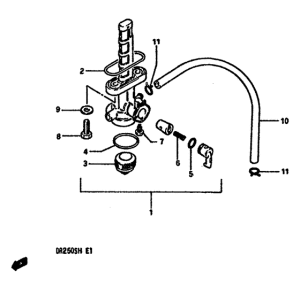 DR250 Топливный кран