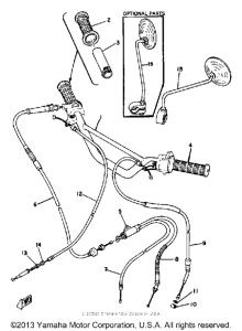 GT80G Руль -тросы